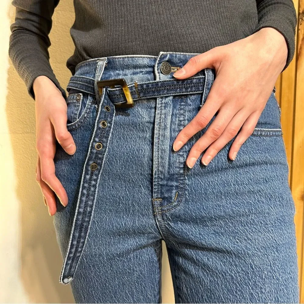 Jean Denim Statement Belt Y2K Coastal Cowgirl Rodeo Western